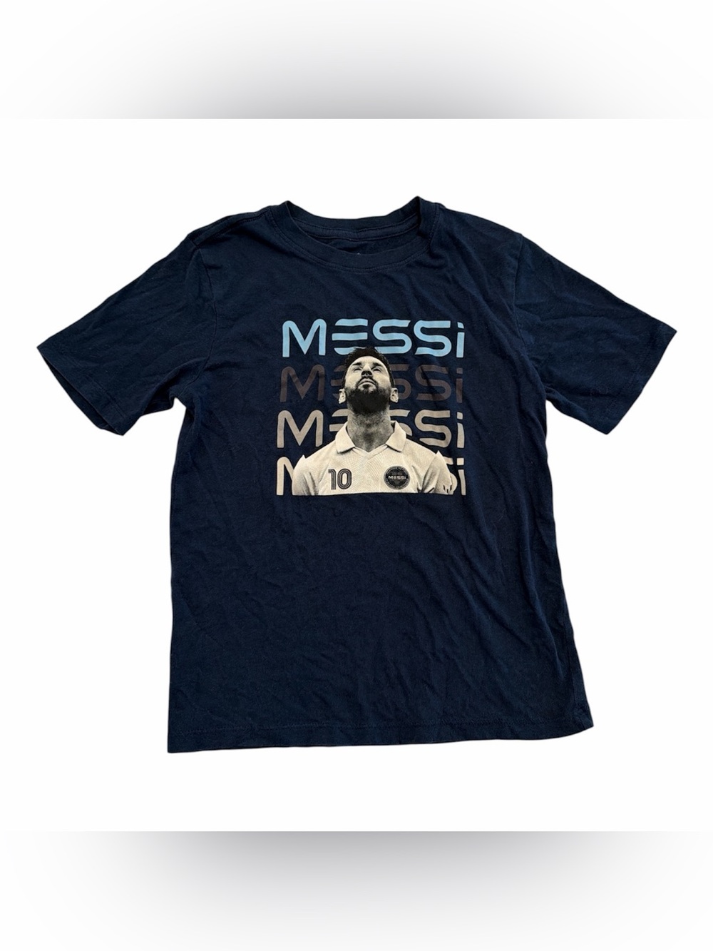 MESSI Navy Blue Boys Kids Tee